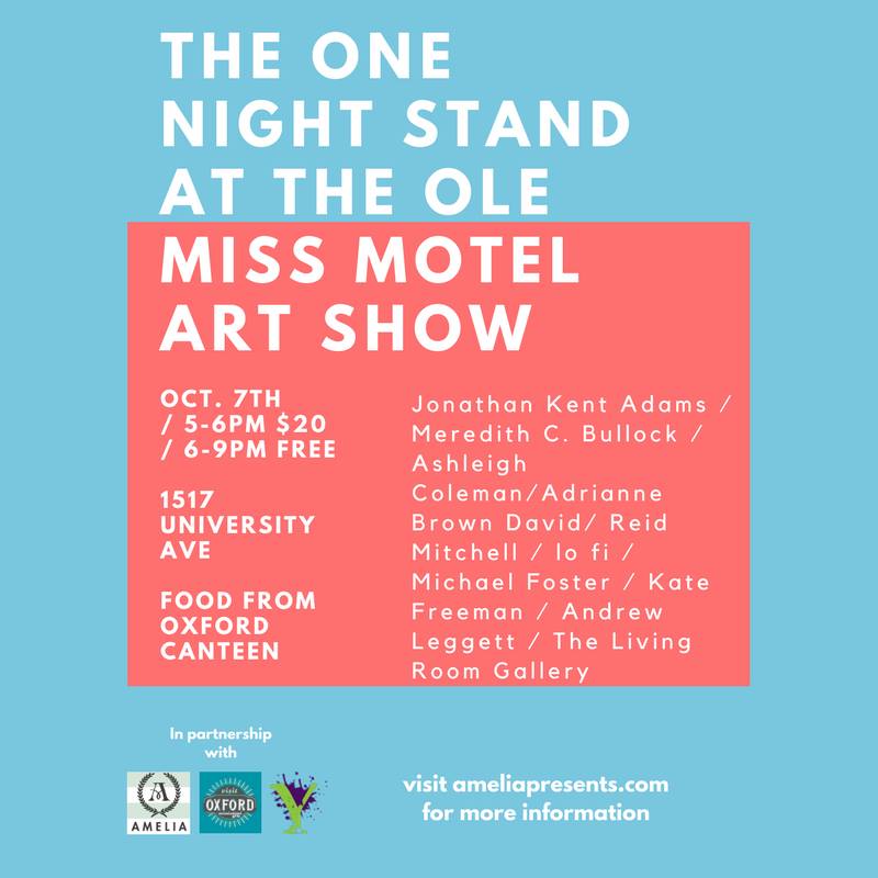 ‘One Night Stand’ art show to fill rooms of Ole Miss Motel this weekend