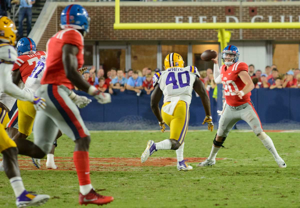 Rebels struggle to contain Tiger ground game, drop 3rd SEC game