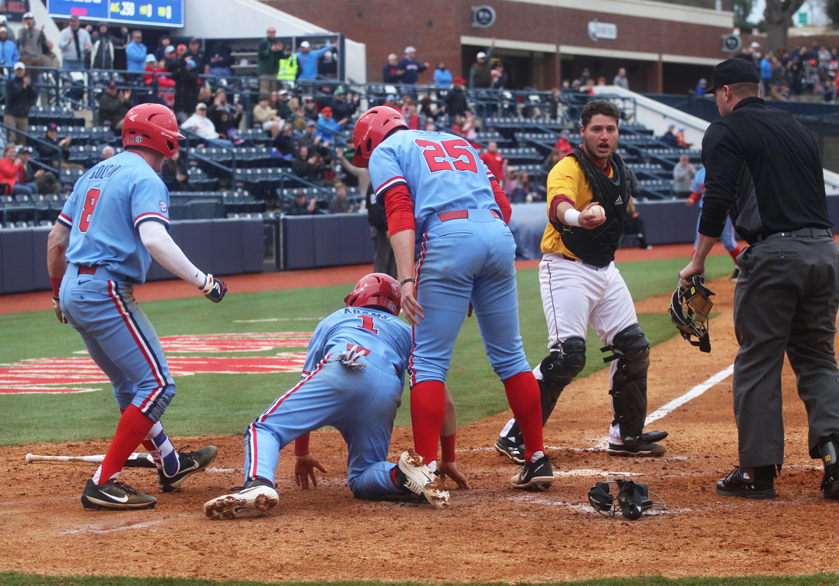 Ole Miss Baseball Sweep Opening Weekend Hold Winthrops To 1 Run The Daily Mississippian