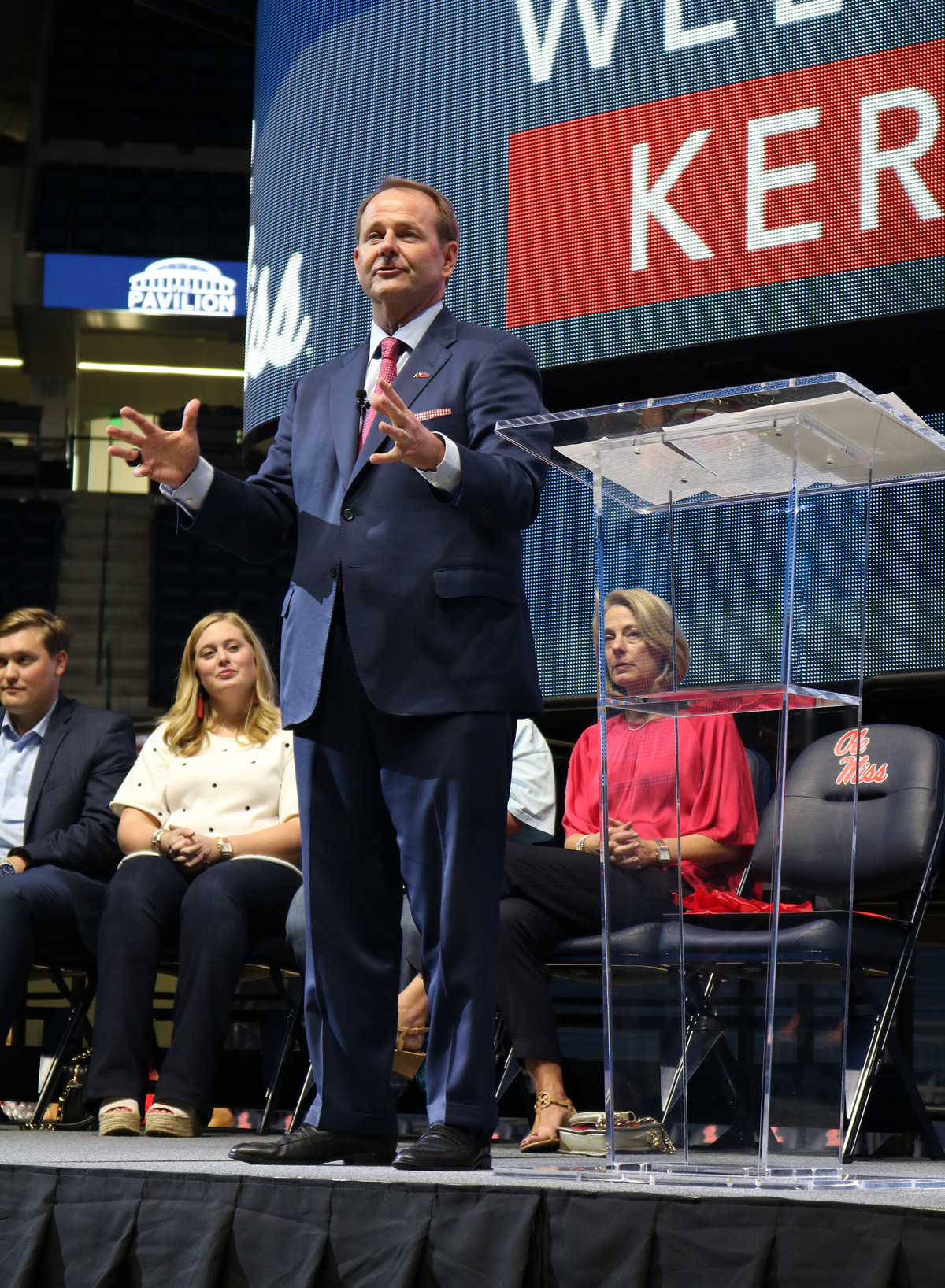 Ole Miss introduces new basketball hire Kermit Davis with special press conference