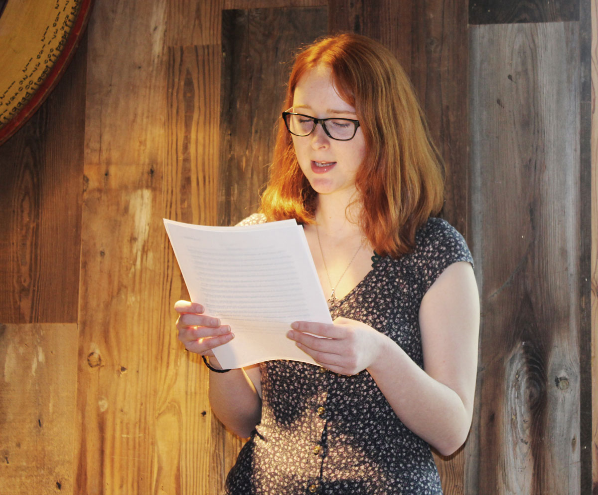 Student poets present original works at final Lowercase reading of semester