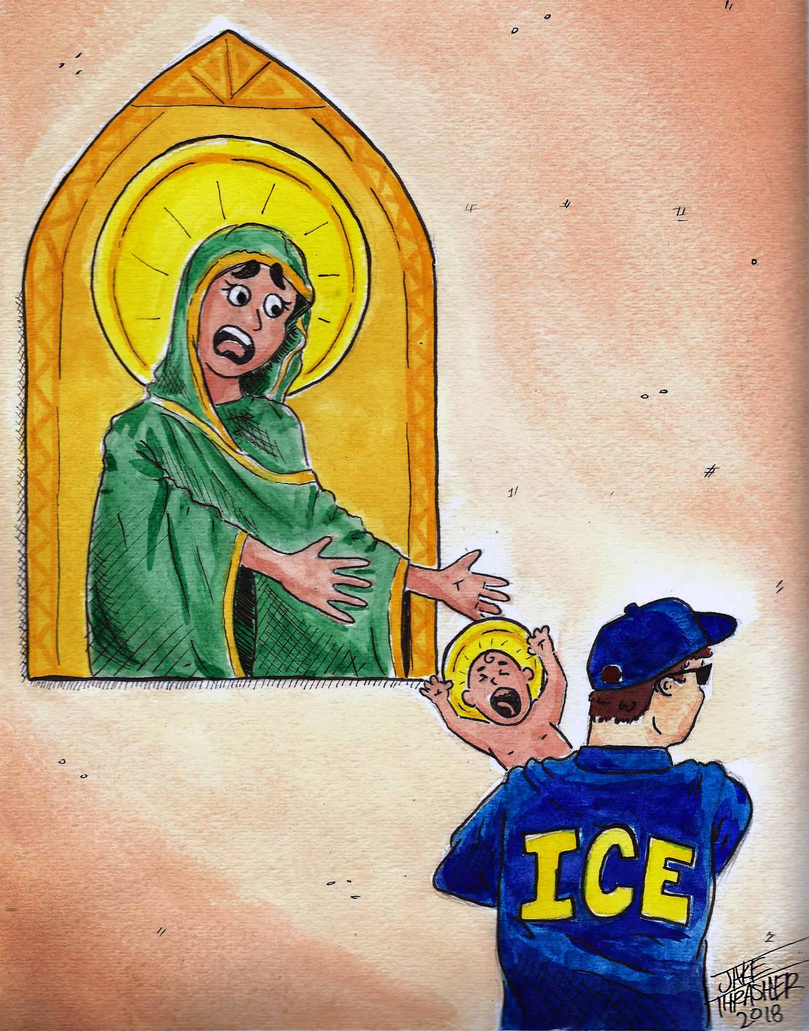 Cartoon: Madonna sans child
