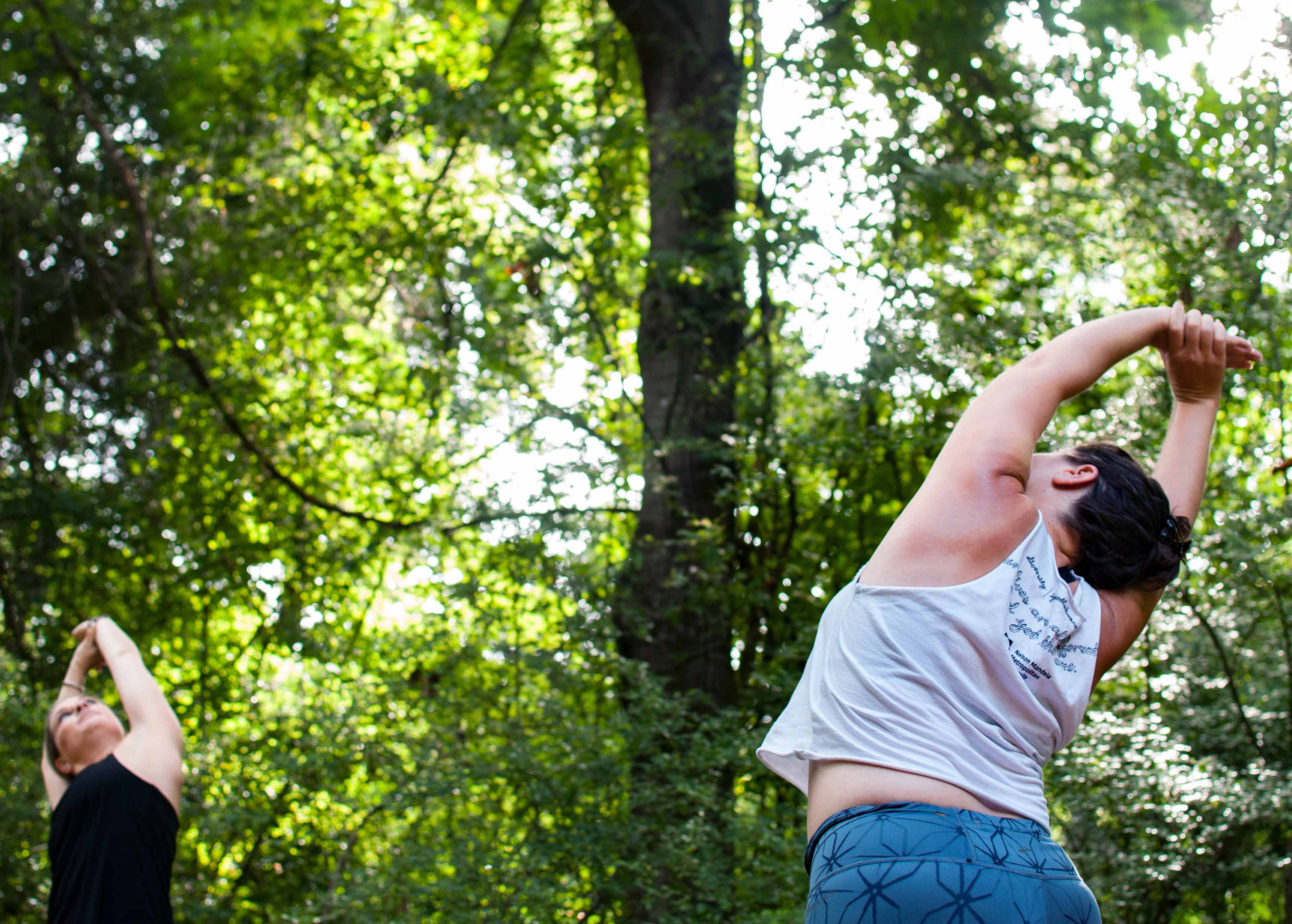 Column: Photographing morning yoga on the Bailey's Woods Trail - The