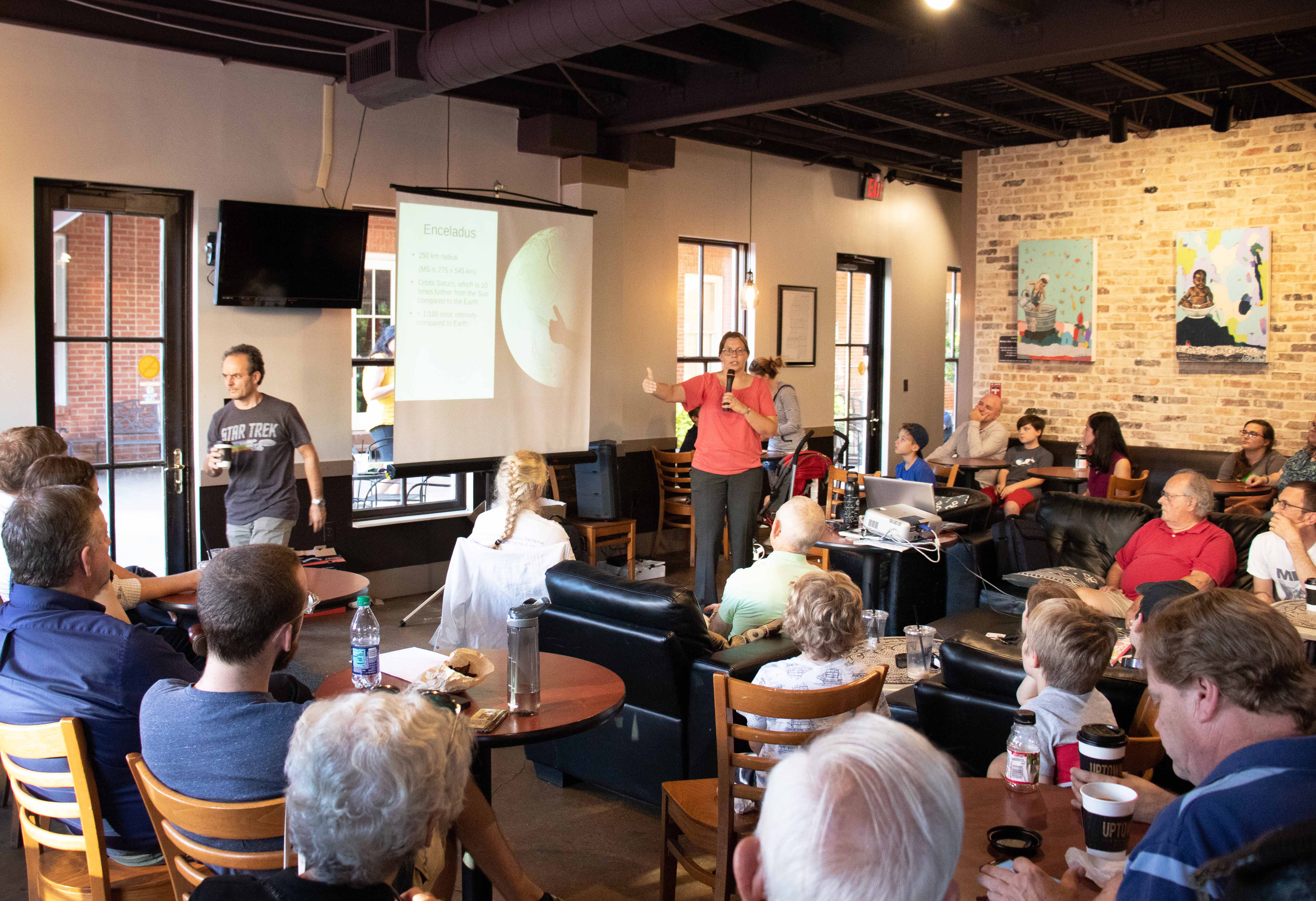 UM professor discusses potential for life on Saturn moon at local event