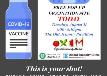 City of Oxford offering free pop-up vaccination sites
