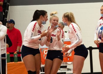 Ole Miss Women’s Volleyball loses to Arkansas in three sets