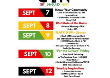 BSU hosts first Council of Minority Affairs meeting, urging students of color to find communities