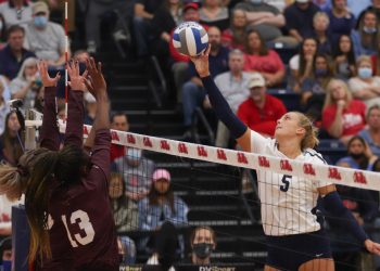 Ole Miss Women’s Volleyball falls to rival Mississippi State at home in five sets