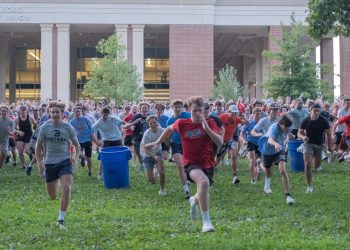 Sprint for the tents