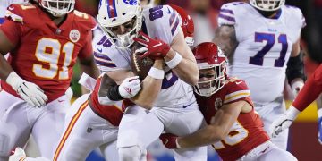 Dawson Knox is establishing himself among the NFL’s best after an unheralded start