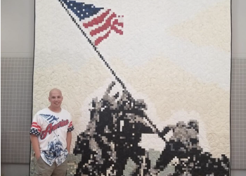 “Combat Quilter” Andrew Lee transforms trauma into art