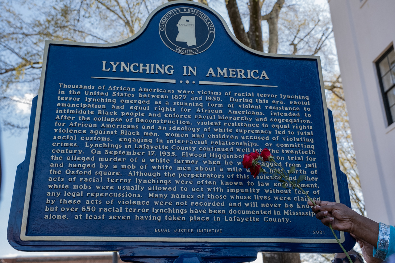 “we Must Start By Speaking Their Names” Second Lynching Marker 