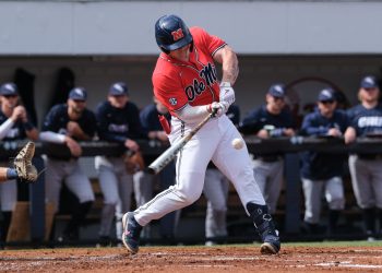 Rebels claim first SEC series with victory over Georgia
