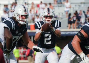 Rebels open season with win over Troy 28-10