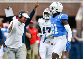 The Rebels fend off Auburn at home as they win 48-34