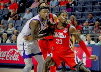 Men’s basketball escapes a first-half scare against Alcorn State, win 73-58