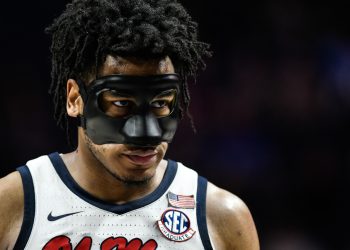 The short-handed Rebels become a casualty of the Big 12-SEC Challenge