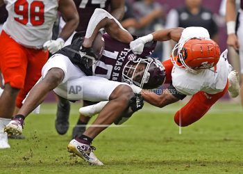 Checking the tape: Chris Marshall