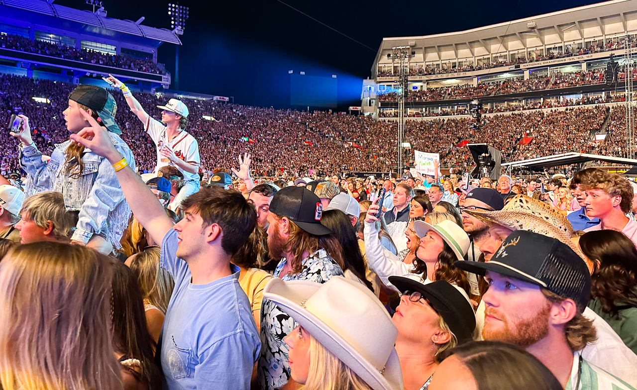 Queen Tour 2025 Concert Crowd