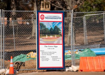 It’s a sign: mystery Grove construction revealed