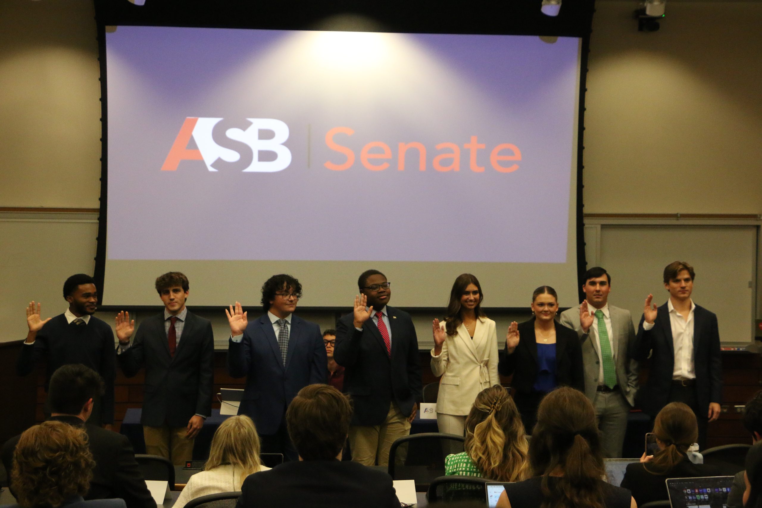 The ASB elects eight new senators