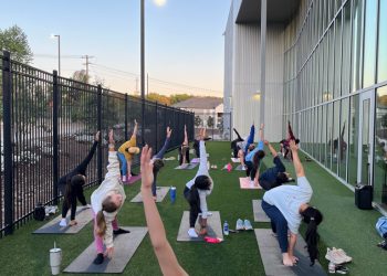 Rest and relaxation: UM Campus Recreation hosts sunset yoga