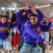 The brothers of Omega Psi Phi Fraternity, Inc. step out of the crowd at Union Unplugged