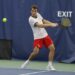 Men’s tennis drops close match to Arkansas