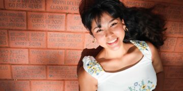 Seniors cement their campus legacy with a brick