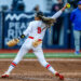 Ole Miss Softball pitcher Miali Guachino pitching