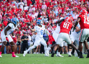 No. 5 Ole Miss suffers first defeat of the season at the hands of No. 9 Georgia