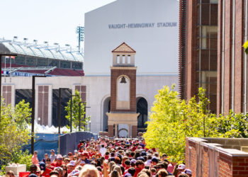 Students are excited for a potential home College Football Playoff game in Oxford
