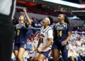 Women’s basketball stages comeback against Notre Dame, falls to Kansas State by one