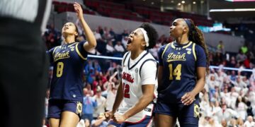 Women’s basketball stages comeback against Notre Dame, falls to Kansas State by one