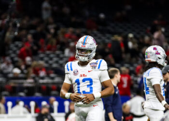 Ole Miss backup quarterback Austin Simmons enters the transfer portal