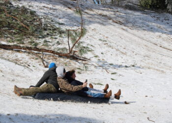 How students stayed active while they were iced in