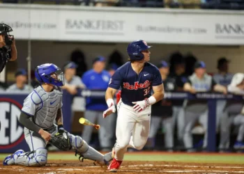 Bissetta powers Rebel baseball to win in series opener against the Wildcats