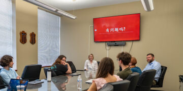 UM students discuss China’s international strategies with guest speaker Senior Master Sergeant Amanda Scurry