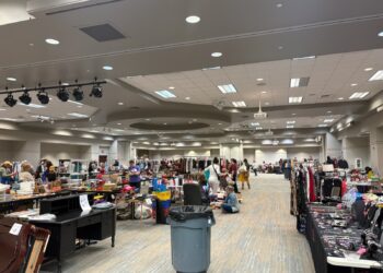 Indoor Yard Sale: Clothes, furniture, appliances and a lot of knicknacks