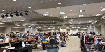 Indoor Yard Sale: Clothes, furniture, appliances and a lot of knicknacks