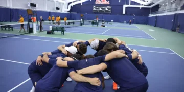 Rebel tennis looks ahead to SEC Tournament