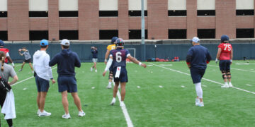 Ole Miss Football is back with spring drills