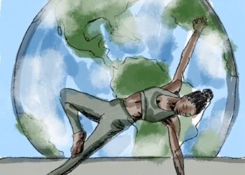 Earth Day Sunrise Yoga grounds students