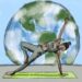 Earth Day Sunrise Yoga grounds students