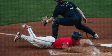 Ole Miss Baseball inches closer to Omaha with game one win over Auburn