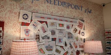 Needlepoint Nest stitches its way across the country