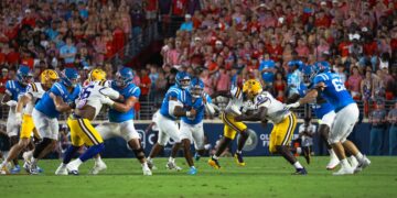 Ole Miss offensive line powers Rebel success