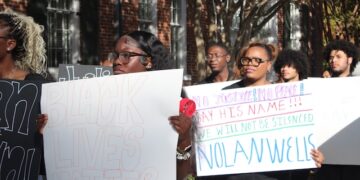 ‘Say his name’: Students and Lafayette County residents march for Nolan Wells