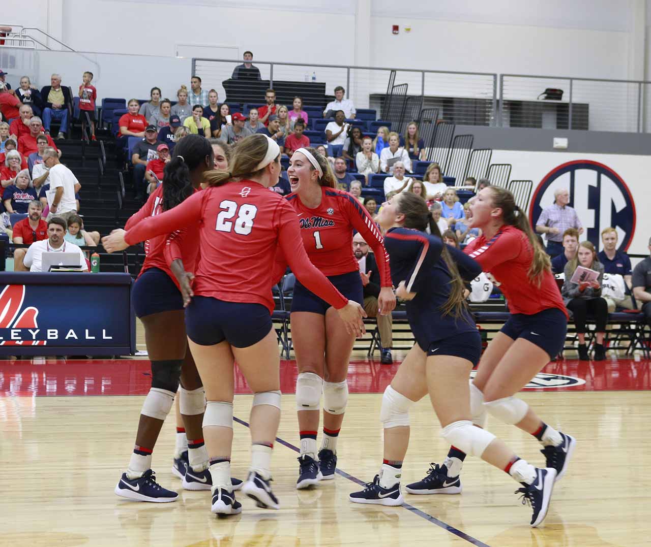 Volleyball Rebs undefeated in New Orleans The Daily Mississippian